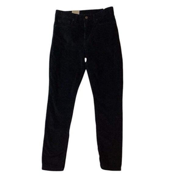 NWT LEVI'S 721 Skinny Jeans Corduroy Black High-Rise Skinny Womens Size 31x30 - Picture 1 of 10